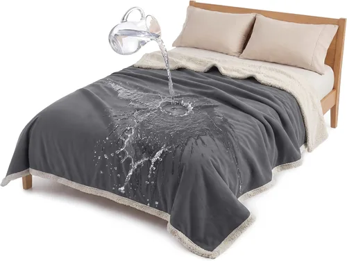 Vista 11 de Kritter Planet - Manta impermeable para perros, reversible, a prueba de agua, para sofá, cama y coche, fundas lavables para sofá para perros