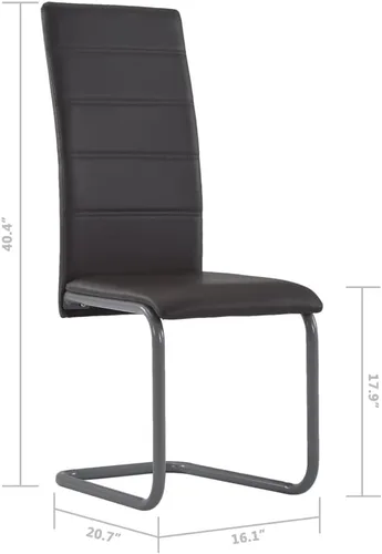 Vista 2 de Sillas de comedor voladizas, sillas clásicas, sillas de comedor para comedor diario o eventos especiales como reuniones, bodas y celebraciones. 4