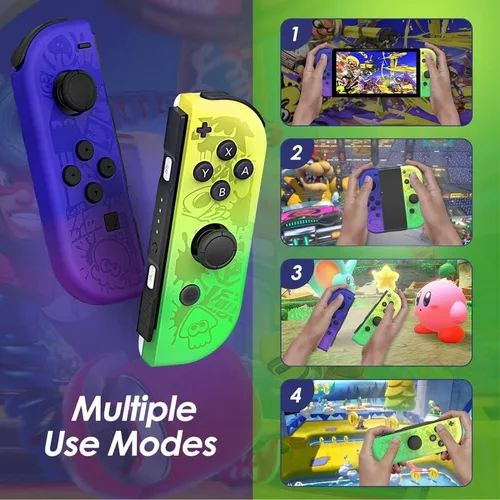 Vista 7 de Joy Con for Switch Nintendo, Replacement for Switch Wireless Controller with Double Vibration, Wake-UpScreenshotMotion Control