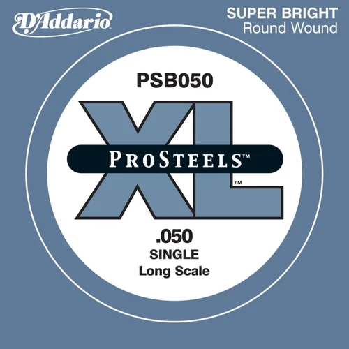 Vista 18 de D'Addario PSB028W ProSteels Bass Guitar Single String, Long Scale, .028