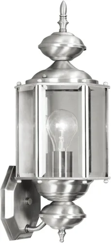 Vista 13 de Livex Lighting 2006-02 - Farol de pared para exteriores, latón pulido