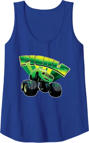 Vista 6 de Blaze and the Monster Machines Camiseta sin mangas Pickle Badge, Negro
