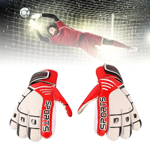 Vista 8 de Guantes de portero de fútbol fútbol antideslizantes de látex guantes de portero de fútbol para adultos