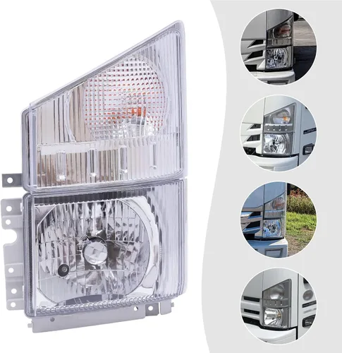 Vista 4 de Lámpara de luz delantera halógena para ISUZU NPR NPR-HD NQR NRR 2008-2020 Faros Esquina Lámparas Asambleas (lado del conductor)