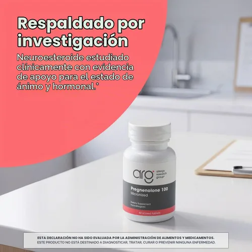 Vista 5 de Allergy Research Group PREGNENOLONA 100 MG, TABS 60