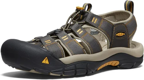 Vista 40 de KEEN Newport H2 Sandalias de punta cerrada para hombre Aleación/oro crema