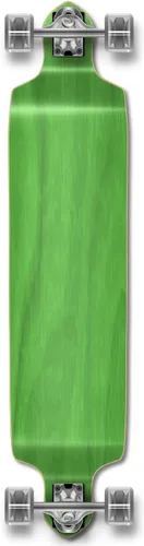 Vista 12 de Longboard Yocaher con diseño pintado para alta velocidad Azul