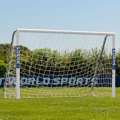 Vista 17 de Porterías de fútbol de aluminio FORZA [11 tamaños] Postes de portería de fútbol profesional *Las redes de portería utilizadas por los clubes