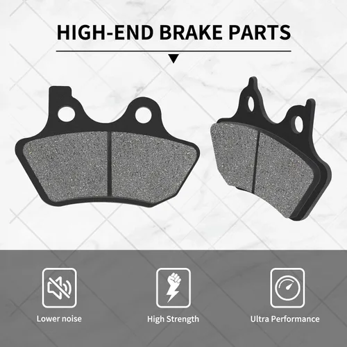 Vista 4 de Pastillas de freno delanteras y traseras para Harley Softail FLSTCI FLSTC Heritage Classic 2000-2007/FXST Softail Standard 2000-2007 / FXSTB Night