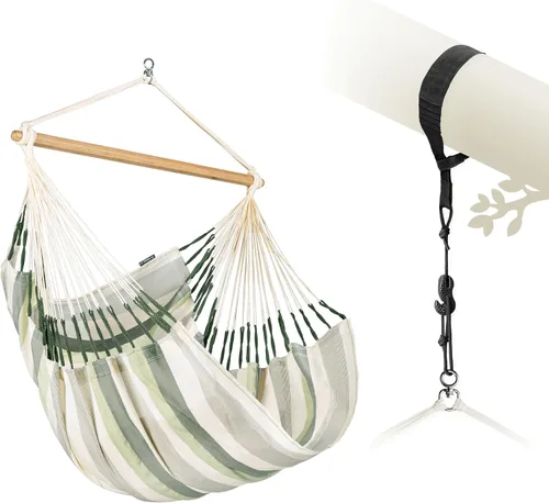 Vista 43 de LA SIESTA Domingo - Silla colgante para exteriores resistente a la intemperie Sea Salt