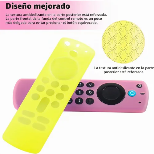 Vista 2 de （3 Pack） ONEBOM Funda Protectora de Silicona para Control Remoto, Funda de Silicona para Control Brilla en la Oscuridad