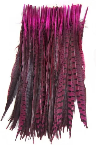 Vista 5 de kolight Juego de 100 piezas Natural teñido de faisán plumas 12 – 14 inch decoración DIY