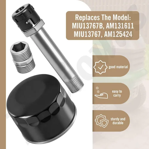 Vista 5 de MIU13767 AM131611 AM125424 Kit de conversión de cambio fácil compatible con JohnDeere Lawn and Garden Tractor MIU13767B, S160, S130, E120, E130