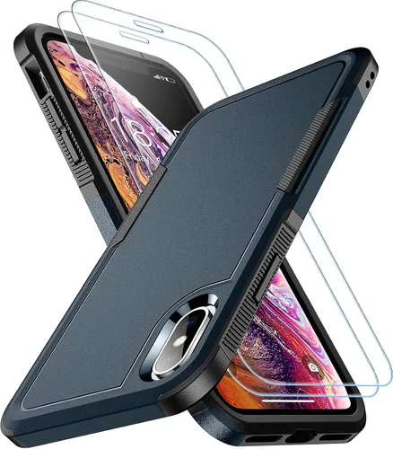 Vista 9 de SPIDERCASE Funda para iPhone Xs Max, [Protección contra Caídas de Grado Militar de 10 FT] [Antideslizante]