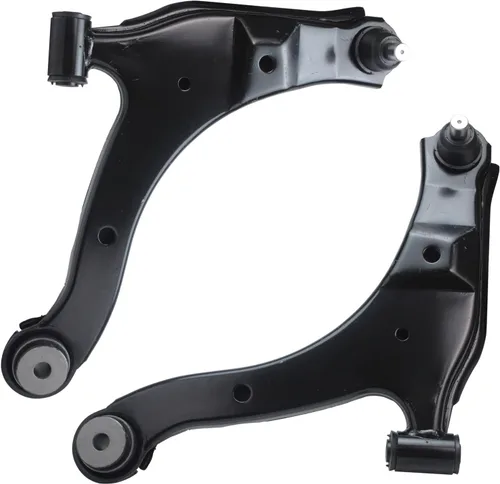 Vista 80 de Detroit Axle - 2 brazos de control delanteros para Volvo S60 V70 01-07, juego de 2 brazos de control inferiores 2001 2002 2003 2004 2005 2006 2007