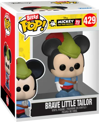 Vista 15 de Funko Bitty Pop! Disney - Minnie, paquete de 4 – Minnie Mouse (vestido rojo), pato margarita, pato Donald y una figura misteriosa sorpresa – 0.9