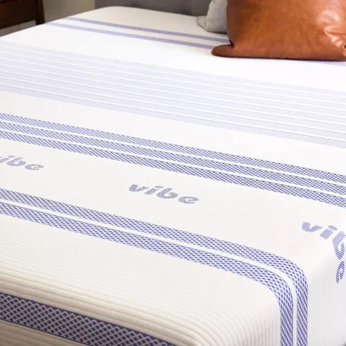 Vista 5 de Vibe Colchón de espuma viscoelástica de gel de 8 pulgadas, cama en caja, tamaño individual, color blanco, certificado Certi-PUR