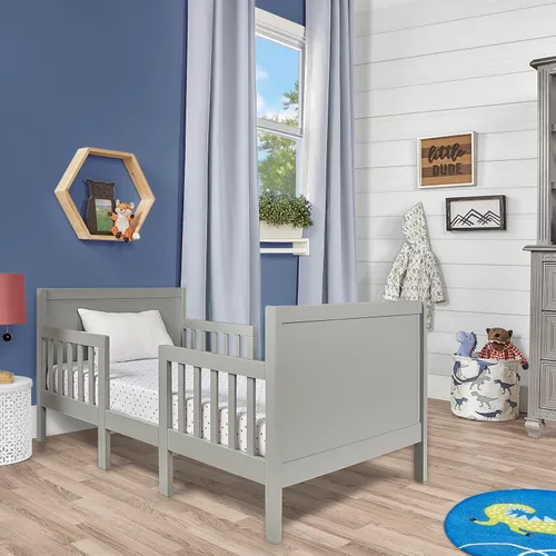 Vista 7 de Dream On Me Hudson - Cama convertible 3 en 1 para niños pequeños en gris frío, certificado Greenguard Gold, certificado JPMA, acabados no tóxicos