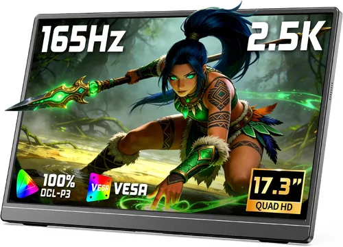 Vista 10 de VILVA - Monitor portátil de 14 pulgadas FHD 1920 * 1200P USB C HDMI ultra delgado IPS con cubierta inteligente y altavoces, HDR plug & play, monitor