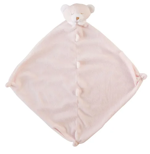 Vista 9 de Angel Dear, Manta para bebé, Oso azul Gatito rosado