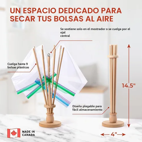 Vista 4 de Secadora de botellas y bolsas de plástico