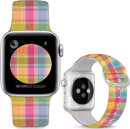 Vista 9 de Correas de reloj de silicona suave compatibles con Apple Watch de 1.496 in 1.575 in 1.614 in 1.654 in 1.732 in 1.772 in 1.811 in 1.929 in Ultra 2