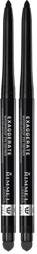 Vista 6 de Delineador de ojos impermeable Rimmel London Exaggerate, altamente pigmentado, de larga duración, con difuminador incorporado, 230, Océano Profundo