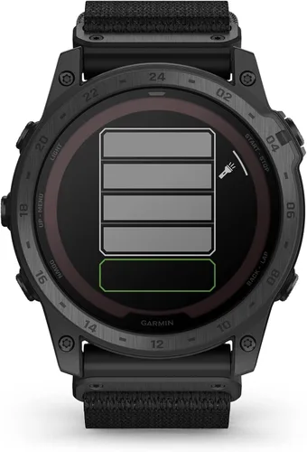 Vista 7 de Garmin tactix 7, Edición Pro, Reloj GPS táctico de construcción robusta con capacidades de carga solar y correa de nylon