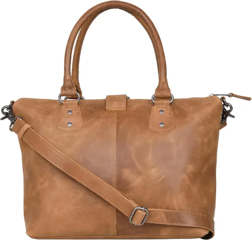 Vista 4 de ANTONIO VALERIA Beck Hunter - Bolso de piel con asa superior para mujer
