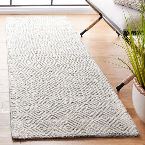 Vista 13 de SAFAVIEH Colección Natura - Alfombra decorativa de 2 x 3 pies, azul, lana hecha a mano, ideal para áreas de alto tráfico en entrada, sala de estar