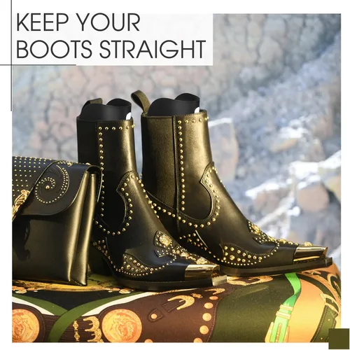 Vista 5 de Coume 30 piezas (15 pares) para moldear botas, insertos de forma alta, soporte para botas de pie, botas para mujeres y hombres