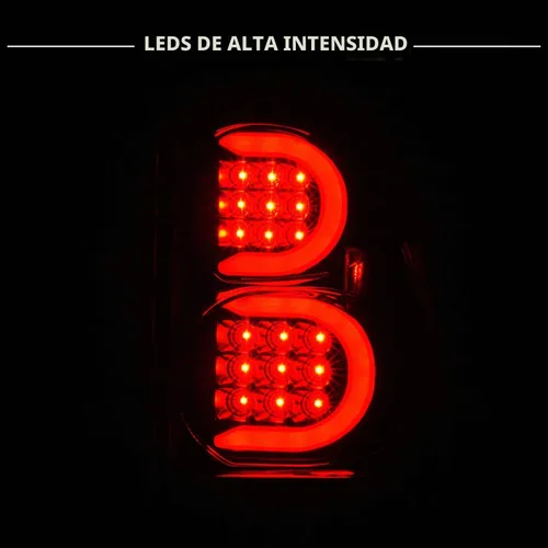 Vista 7 de AmeriLite Par de luces traseras de tubo LED tipo C para Chevy Trailblazer/EXT 2002-2009 - Lado del conductor y del pasajero