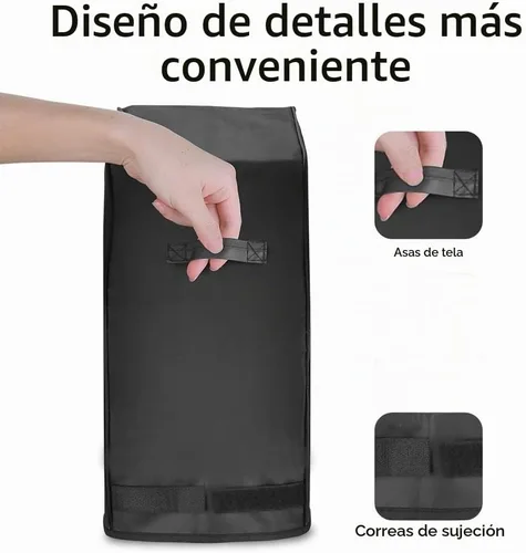 Vista 3 de Funda para parrilla de 32 pulgadas, resistente e impermeable, cubierta de parrilla de gas de 2 quemadores para Weber, Char-Broil, Brinkmann, 32