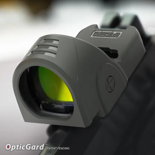 Vista 5 de OpticGard Cubierta de alcance compatible con Trijicon SRO, protege tu óptica mientras estás en acción de caídas de carcasa perdida, diseño a prueba