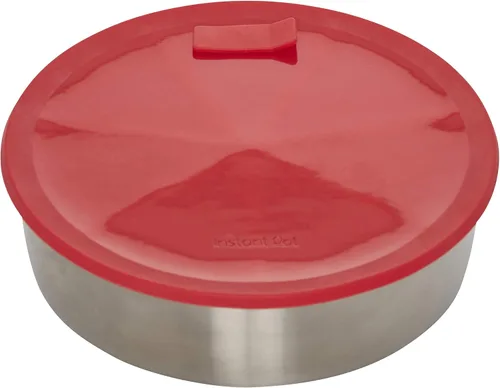Vista 5 de Instant Pot Sartén antiadherente redonda oficial con tapa y divisor extraíble, multiusos, resistente, apta para lavavajillas, apta para horno, 7