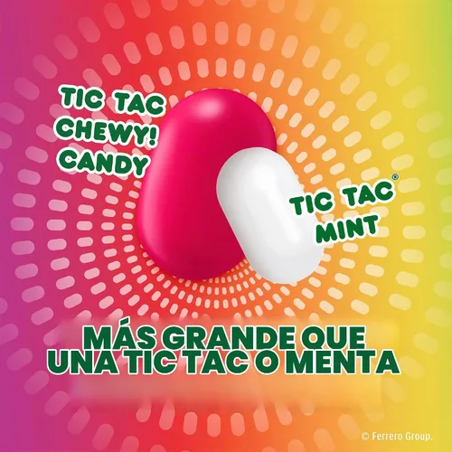 Vista 9 de TIC TAC CHEWY! Fruit Adventure Candy, caramelo masticable afrutado, 7 onzas (el embalaje puede variar)