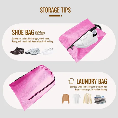 Vista 5 de Juego de 8 cubos de compresión para viajes, organizador de equipaje expandible con bolsa para zapatos y bolsa de lavandería, maleta ligera y mochila