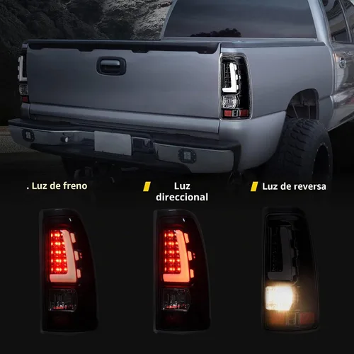 Vista 5 de DWVO Conjunto de luces traseras LED Compatible con 1999-2006 Chevy Silverado 1500 2500/2007 Silverado Classic / 99-02 GMC Sierra 1500 2500/01-02