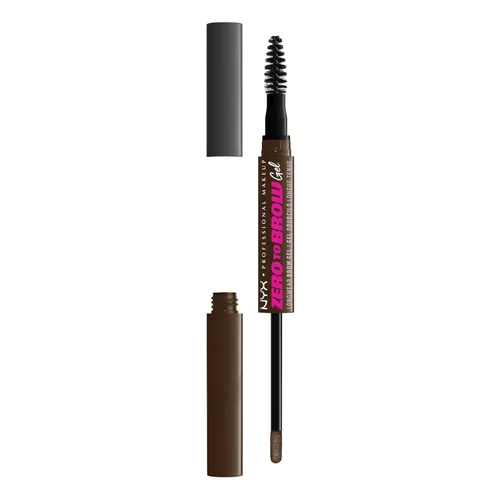 Vista 14 de NYX PROFESSIONAL MAKEUP Zero to Brow, gel de cejas de larga duración, rubio ceniza