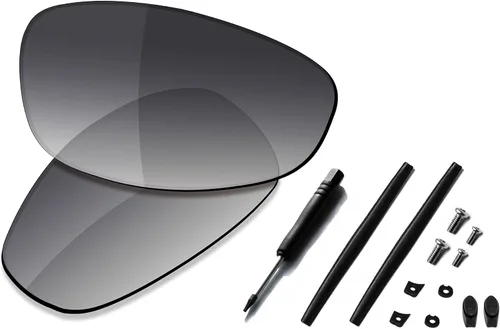 Vista 18 de SAUCER Lentes de repuesto prémium y kits de goma para Oakley Juliet Protección UV400, arañazos, ajuste preciso polarizado oro de 24 quilates