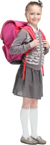 Vista 6 de BASICO Paquete de 12 calcetines hasta la rodilla para uniforme escolar para niñas