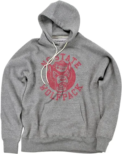 Vista 35 de Campus Lab Collegiate Classic Retro Stamp - Sudadera con capucha unisex para adultos