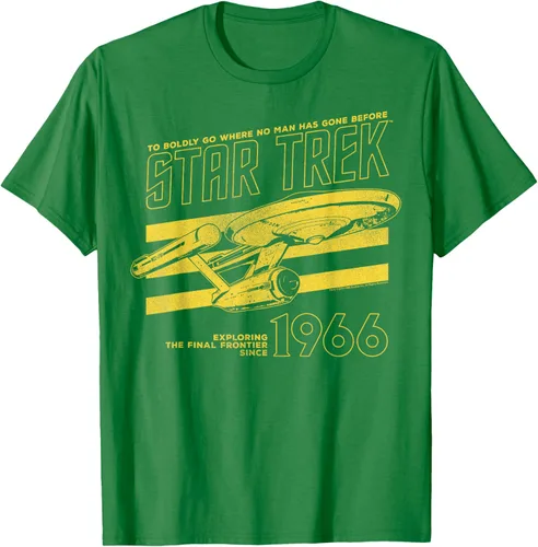 Vista 4 de Star Trek: The Original Series Enterprise '66 Collegiate Camiseta Negro