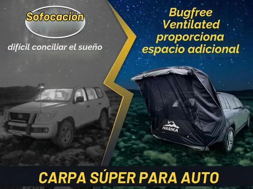 Vista 9 de Tienda de Campamento HASIKA para 2 Personas, Protección Solar, Protección de Privacidad, Fácil de Instalar en 120 Segundos, Impermeable 3000MM, UPF