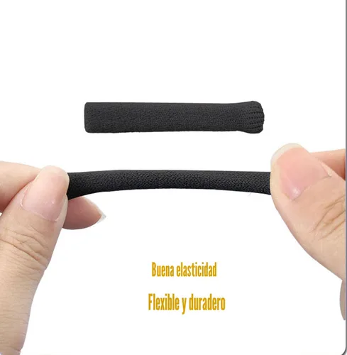 Vista 4 de Yauende Suave tejido de algodón para gafas de oreja, almohadillas de patillas para gafas, manga antideslizante cómoda y elástica