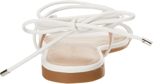 Vista 2 de The Drop Sandalias planas Samantha con cordones para mujer