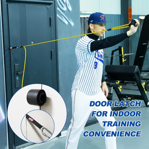 Vista 8 de SunNordik Bandas de resistencia para lanzadores, equipo de entrenamiento de béisbol y softbol para mejorar la fuerza del brazo y el entrenamiento
