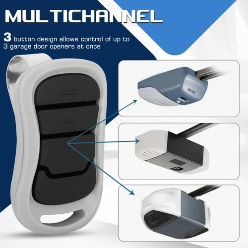 Vista 5 de para el control remoto del sensor de la puerta del garaje Genie, compatible