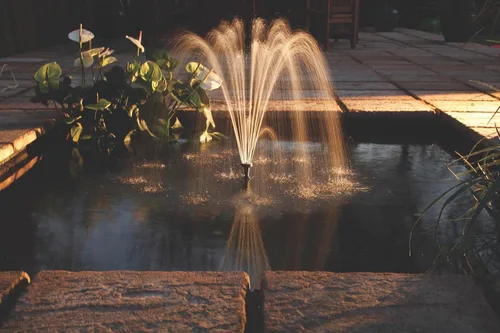 Vista 5 de Pennington Aquagarden - Bomba de agua y estanque sumergible universal 500 todo en uno, adecuada para fuentes, filtros, cascadas, hidroponía