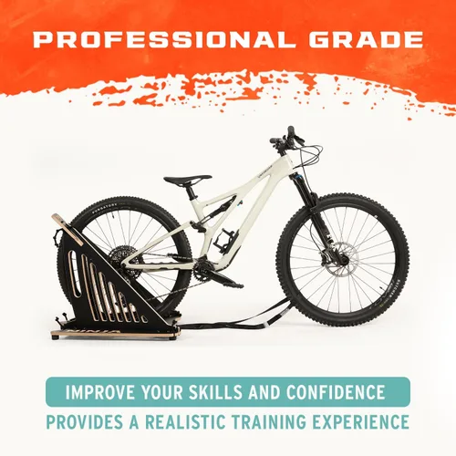 Vista 4 de Ninja - Máquina manual de MTB, herramienta de entrenamiento de bicicleta definitiva para niños y adultos, entrenador manual, ideal para BMX y MTB